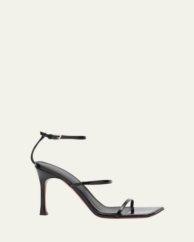 Maya Patent Ankle-Strap Sandals